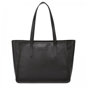 Sacs Fourre Tout Longchamp Le Foulonné L Femme Noir | 8796-IZLCM