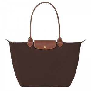 Sacs Fourre Tout Longchamp Le Pliage Original L Femme Marron | 2738-YXLDI