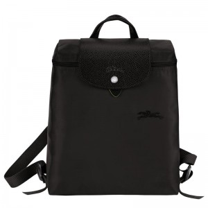 Sacs à Dos Longchamp Le Pliage Green M Homme Noir | 5062-ENYFQ