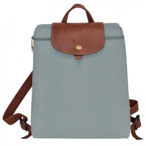 Sacs à Dos Longchamp Le Pliage Original M Femme Grise | 4786-NVFEH