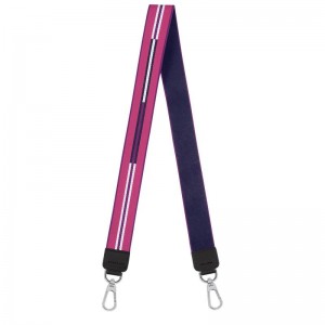 Shoulder Straps Longchamp Rayures Homme Violette | 7240-GBSXJ