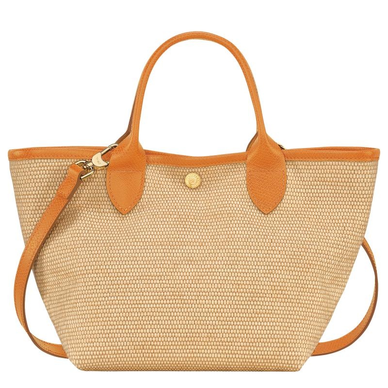 Basket Bag Longchamp Le Panier Pliage S Femme Abricot Orange | 0824-WQHXP