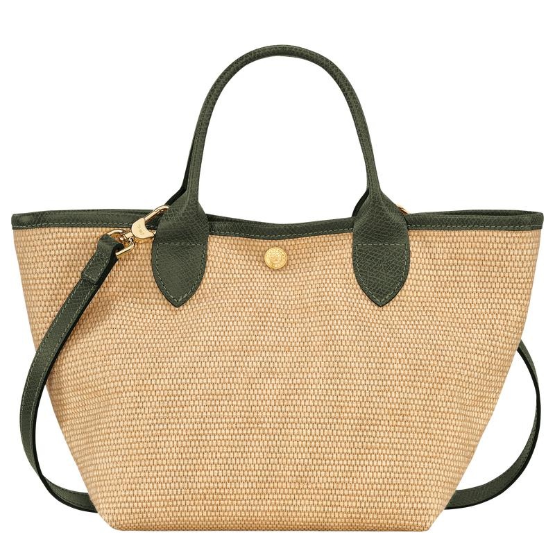 Basket Bag Longchamp Le Panier Pliage S Femme Kaki | 1426-KFXLD