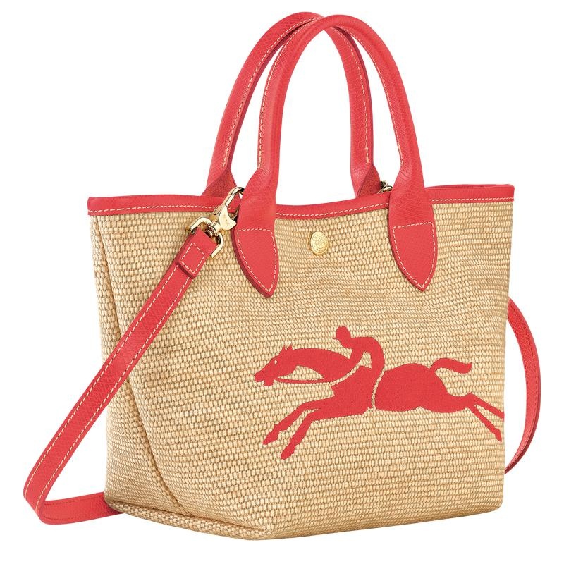 Basket Bag Longchamp Le Panier Pliage S Femme Rouge | 8154-MYERG