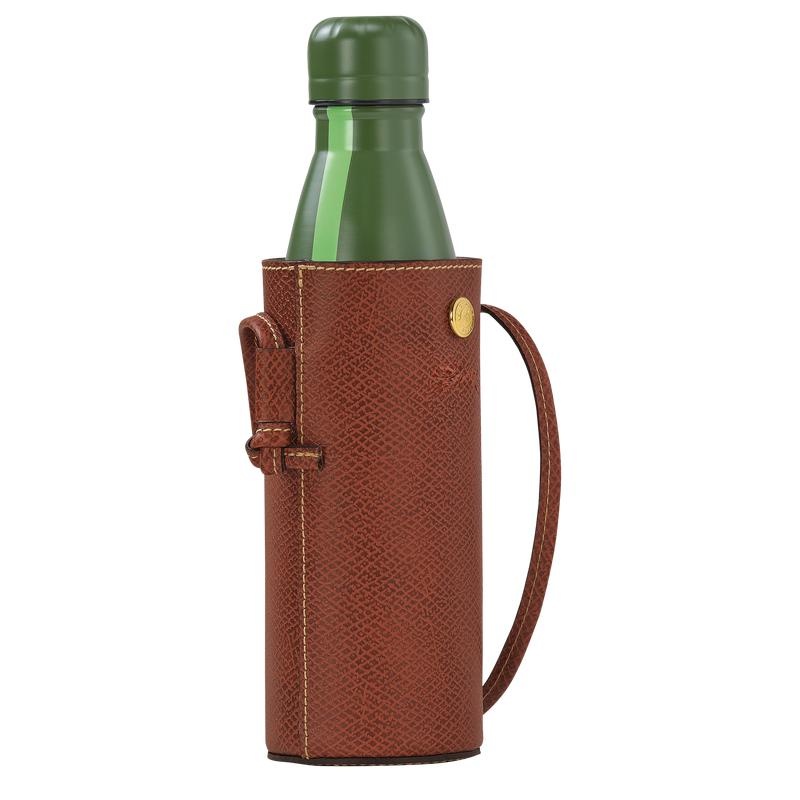 Bottle Holder Bag Longchamp Épure Bottle Homme Marron | 5942-MWATR