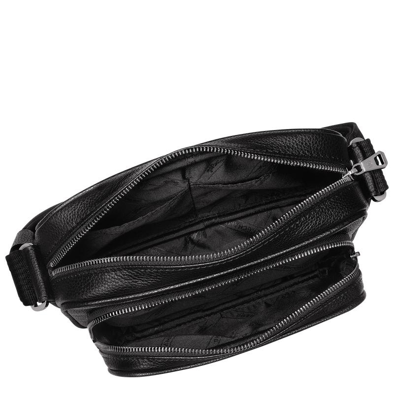 Camera Bag Longchamp Le Foulonné S Homme Noir | 1526-RZJTV