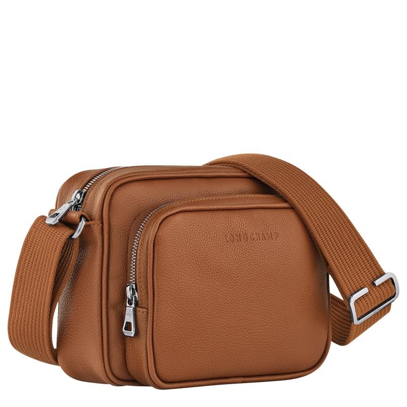 Camera Bag Longchamp Le Foulonné S Homme Marron | 7192-STUCL