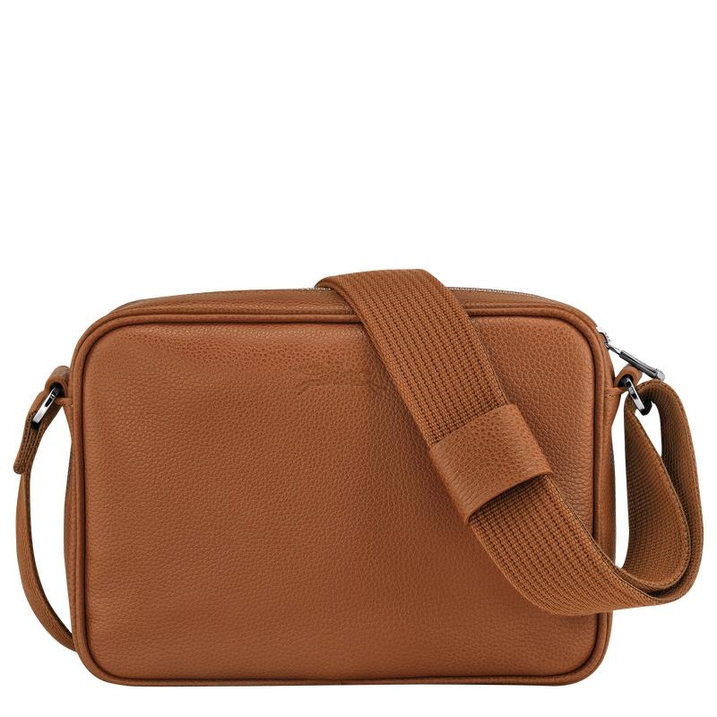 Camera Bag Longchamp Le Foulonné S Homme Marron | 7192-STUCL