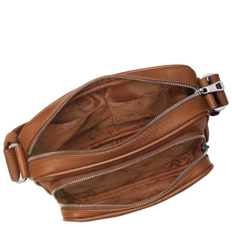 Camera Bag Longchamp Le Foulonné S Homme Marron | 7192-STUCL