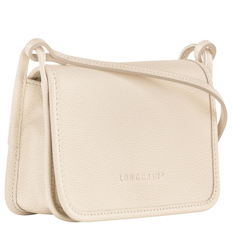 Clutch Longchamp Le Foulonné XS Femme Blanche | 0419-UZBFS