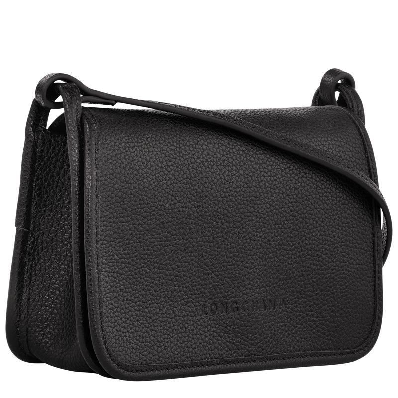 Clutch Longchamp Le Foulonné XS Femme Noir | 7643-MQLXN