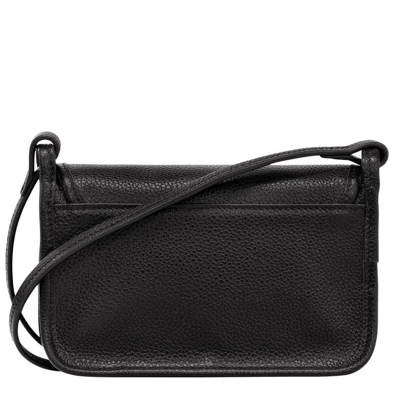 Clutch Longchamp Le Foulonné XS Femme Noir | 7643-MQLXN