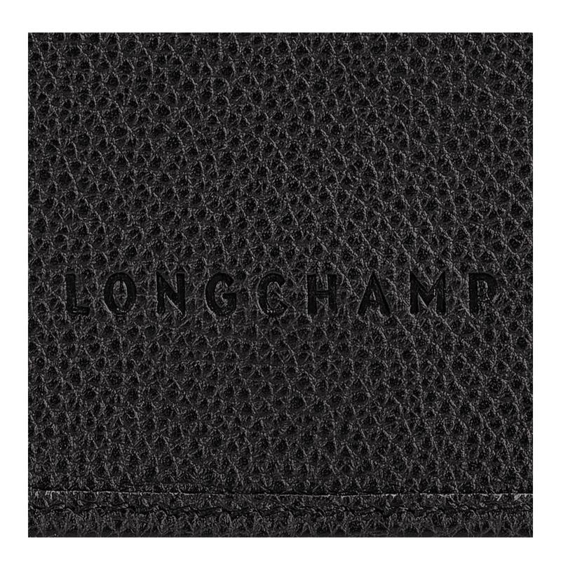 Clutch Longchamp Le Foulonné XS Femme Noir | 7643-MQLXN