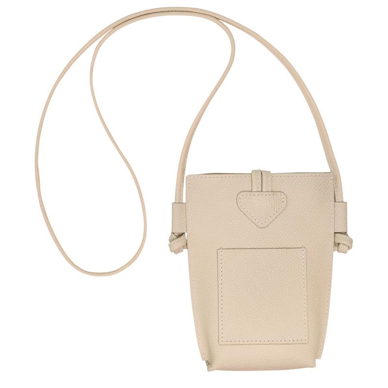 Coque Longchamp Roseau with lace Femme Blanche | 1850-GWLFB