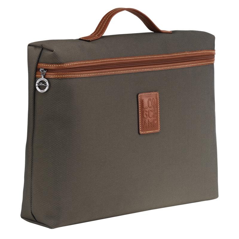 Mallette Longchamp Boxford S Homme Marron | 4275-MOZHW