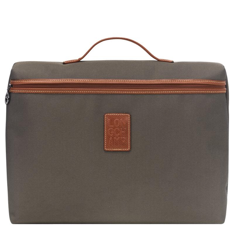 Mallette Longchamp Boxford S Homme Marron | 4275-MOZHW