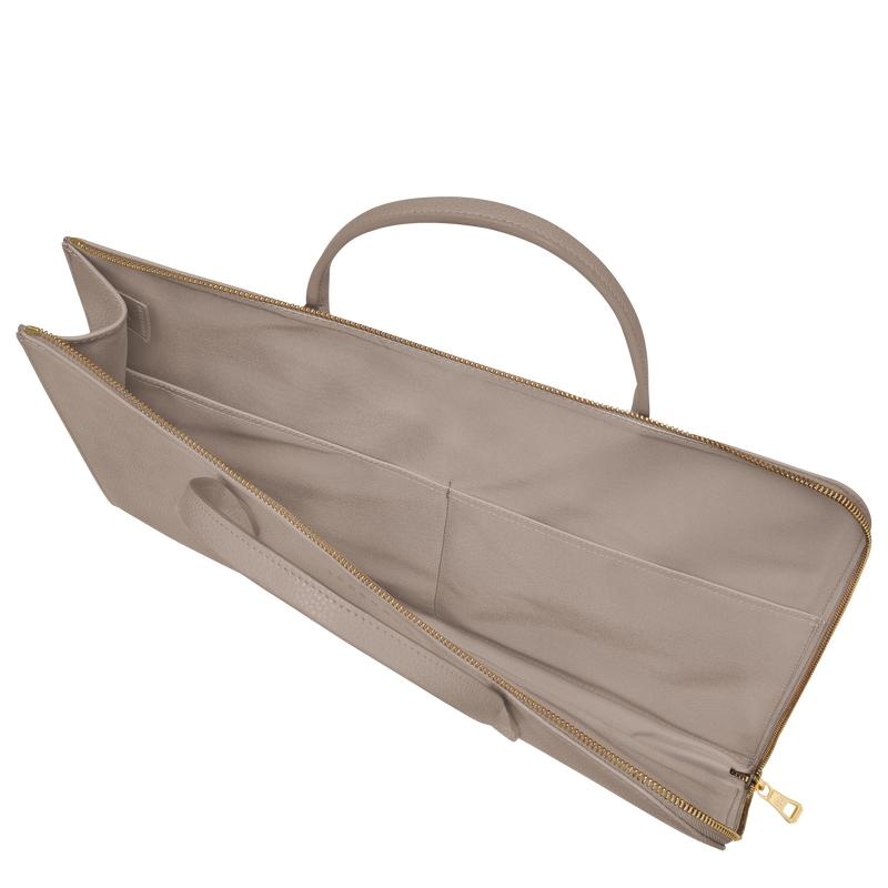 Mallette Longchamp Le Foulonné S Femme Grise | 8492-YJLGB