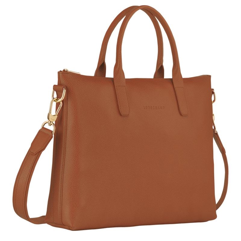 Mallette Longchamp Le Foulonné S Femme Marron | 1459-JFGLI