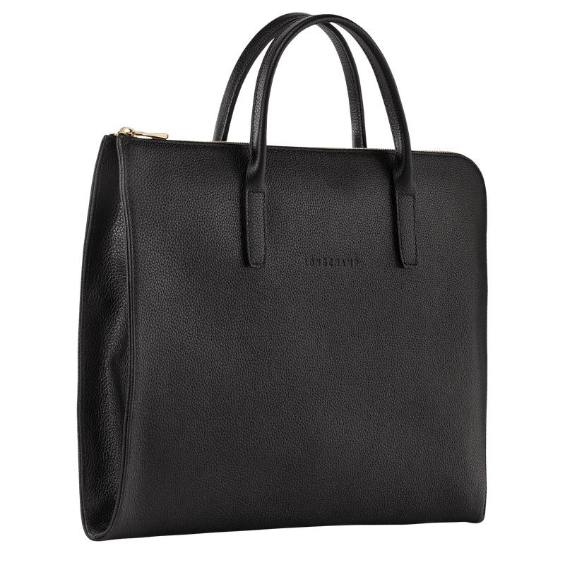 Mallette Longchamp Le Foulonné S Femme Noir | 5286-SERZV