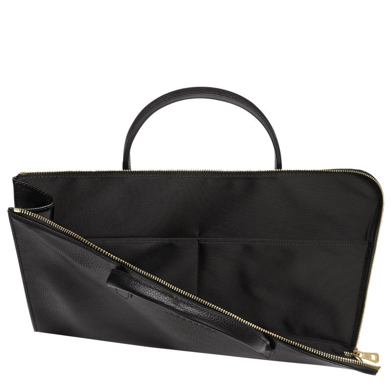 Mallette Longchamp Le Foulonné S Femme Noir | 5286-SERZV