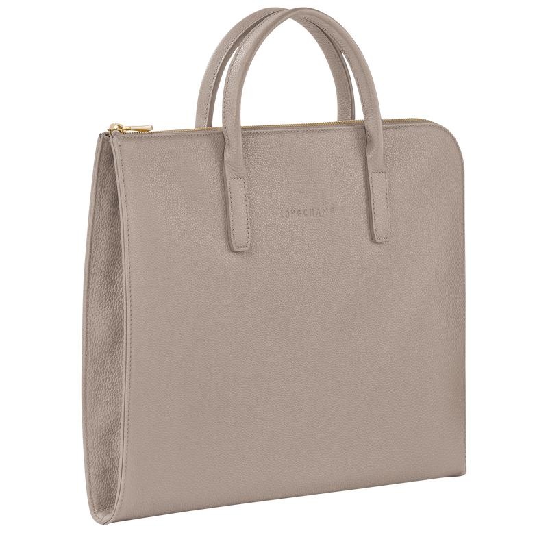 Mallette Longchamp Le Foulonné S Homme Grise | 9572-AIZGH