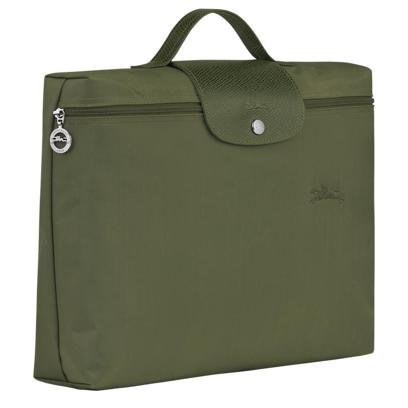 Mallette Longchamp Le Pliage Green S Homme Vert | 7615-VXJLR