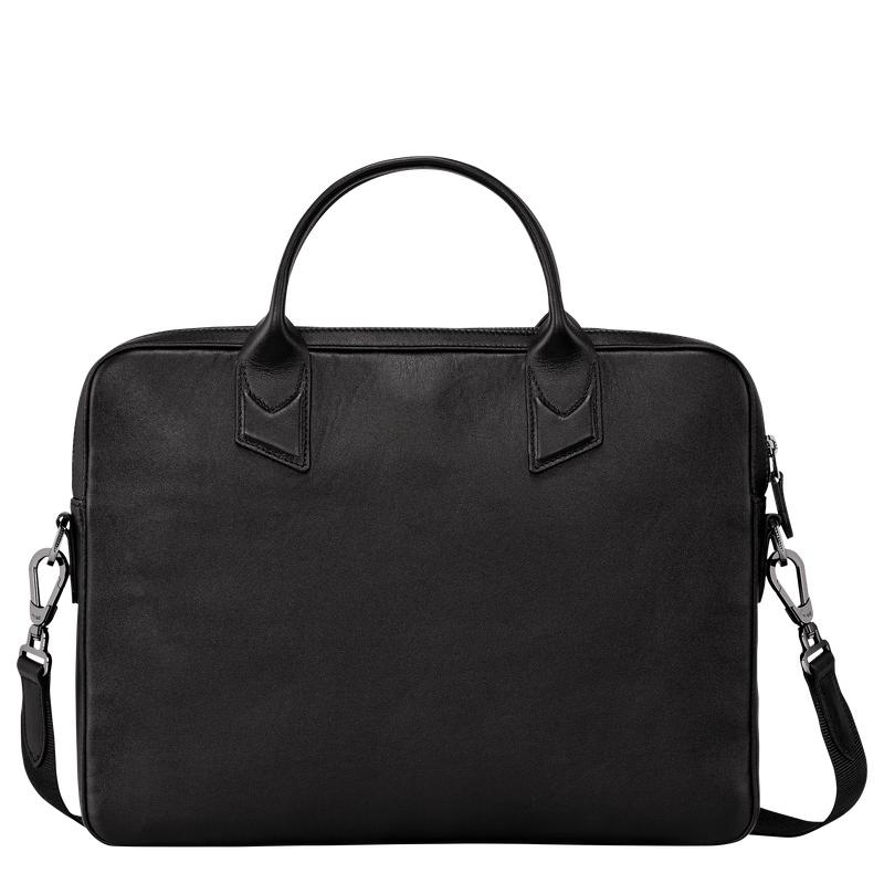 Mallette Longchamp sur Seine S Homme Noir | 9250-QFAVB