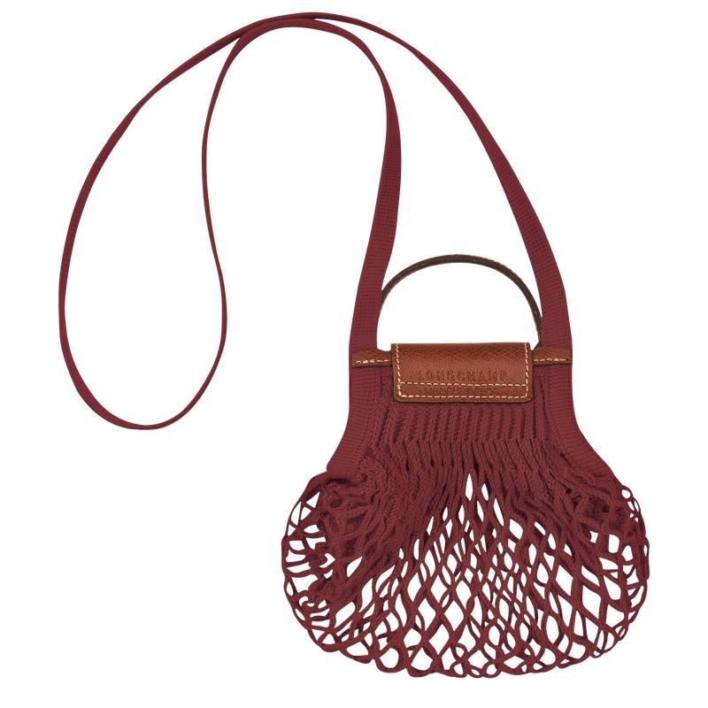 Mesh Bag Longchamp Le Pliage Filet XS Femme Marron | 9412-KOUPB