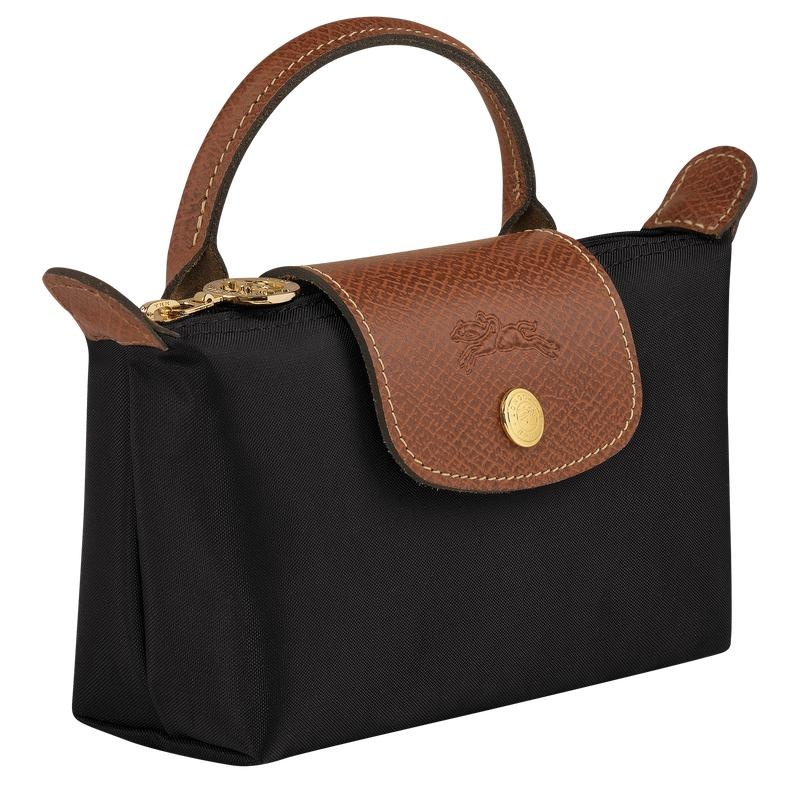 Pochettes Longchamp Le Pliage Original with handle Femme Noir | 6842-OPLNX