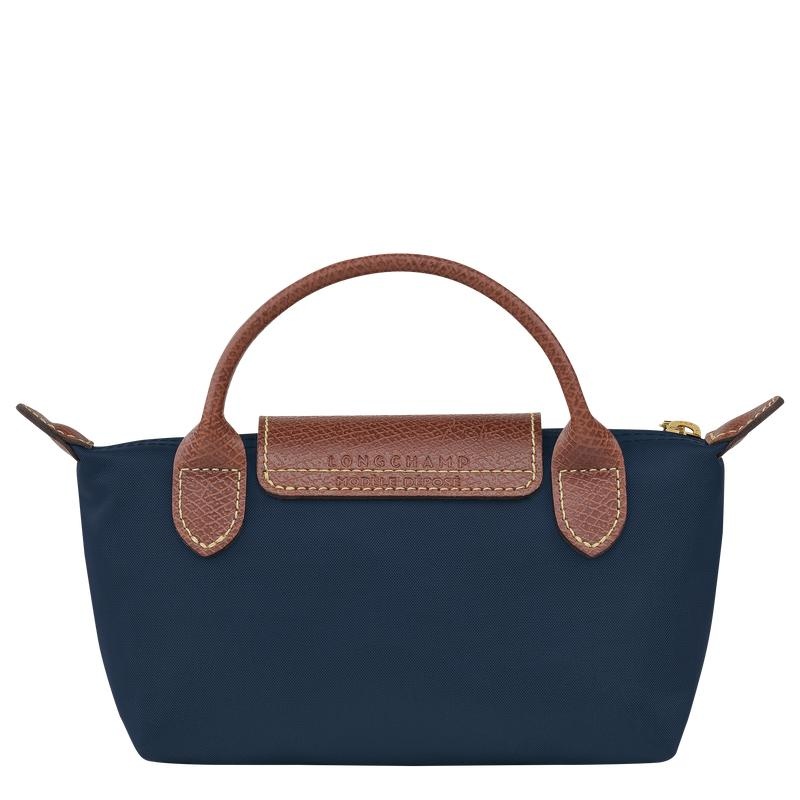 Pochettes Longchamp Le Pliage Original with handle Femme Bleu Marine | 1394-VLJOM