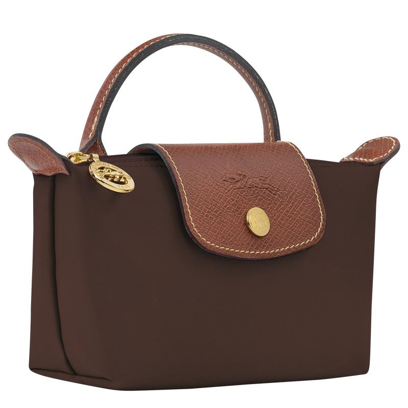 Pochettes Longchamp Le Pliage Original with handle Homme Marron | 6382-IAEGM