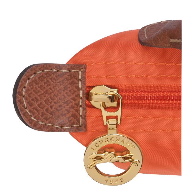 Pochettes Longchamp Le Pliage Original with handle Femme Orange | 1063-FLZKX