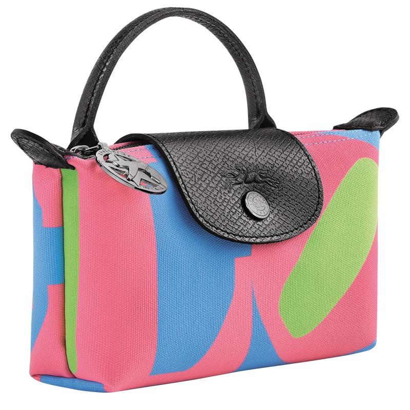 Pochettes Longchamp x Robert Indiana Femme Rose | 7231-RLMZB