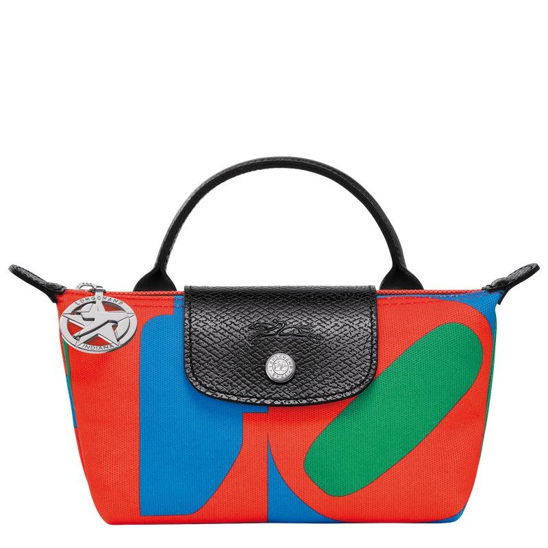 Pochettes Longchamp x Robert Indiana Femme Red/Navy | 5871-UWAJK