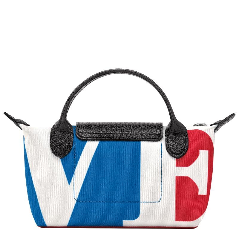 Pochettes Longchamp x Robert Indiana Femme Blanche | 9560-XWMRT