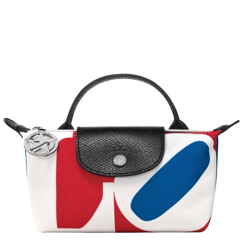 Pochettes Longchamp x Robert Indiana Femme Blanche | 9560-XWMRT