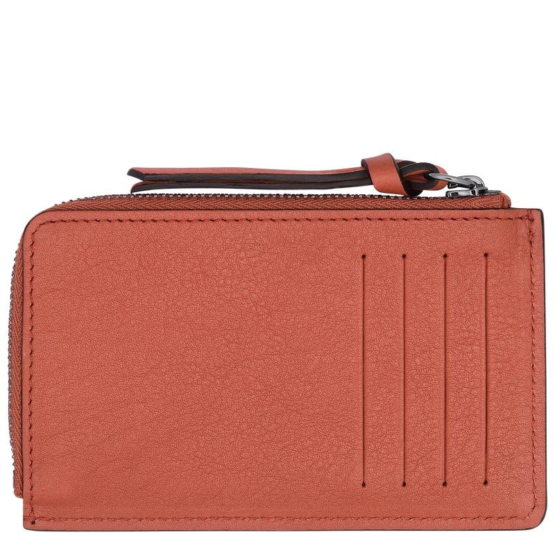 Porte-Cartes Longchamp 3D Homme Rouge | 2485-FRMZG