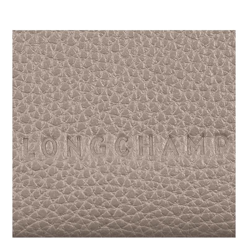 Porte-Cartes Longchamp Le Foulonné Femme Grise | 3401-QMWXT