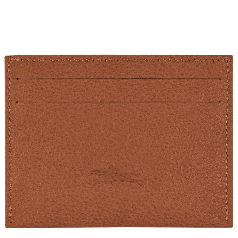 Porte-Cartes Longchamp Le Foulonné Femme Marron | 8092-ZRGBH