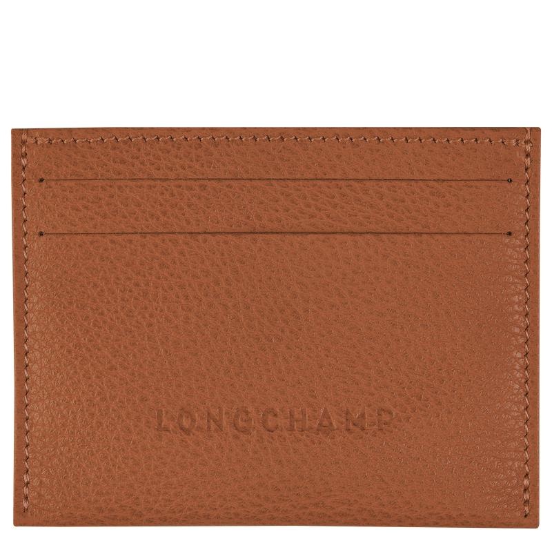 Porte-Cartes Longchamp Le Foulonné Femme Marron | 8092-ZRGBH