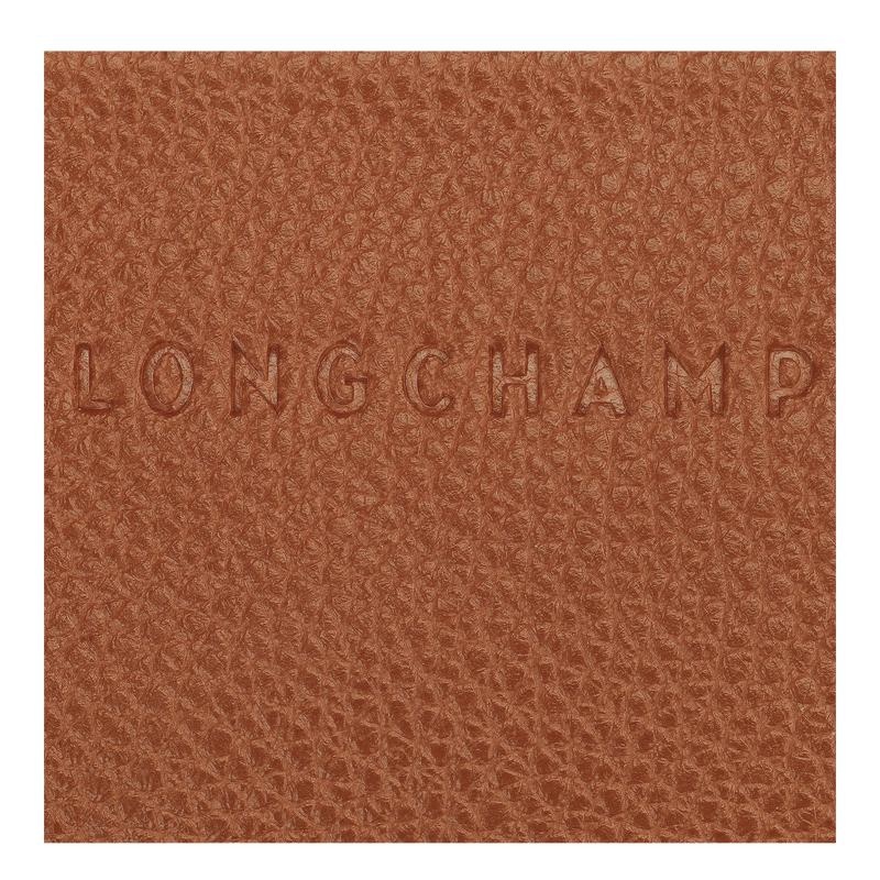 Porte-Cartes Longchamp Le Foulonné Femme Marron | 5208-JLPZY