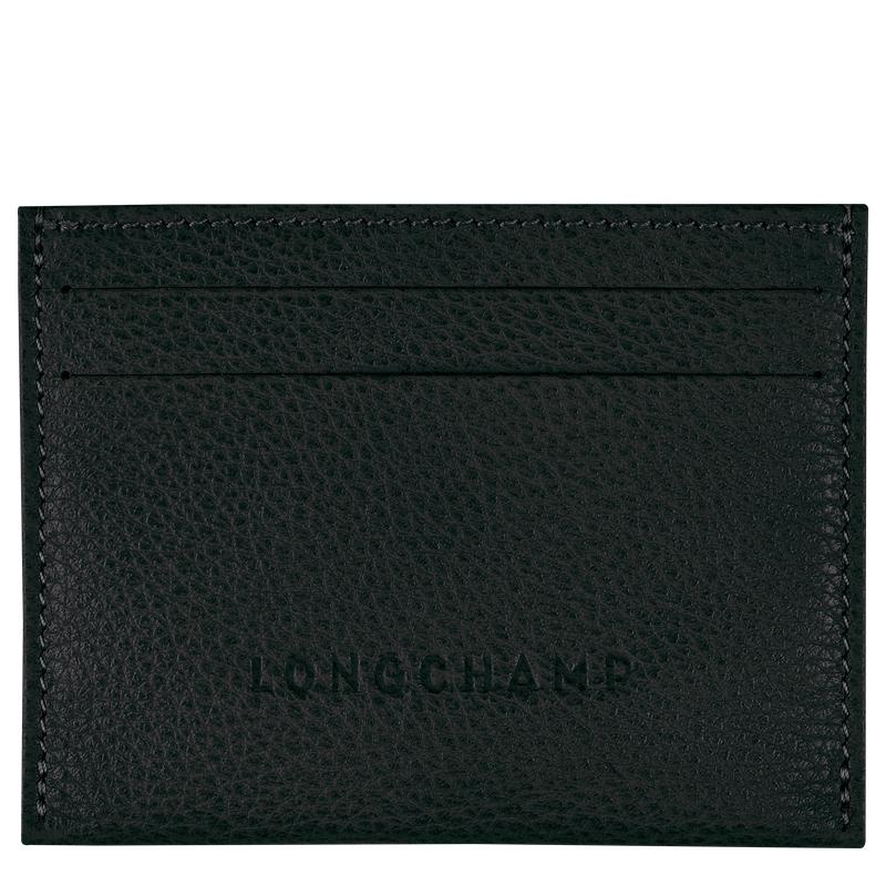 Porte-Cartes Longchamp Le Foulonné Femme Noir | 6715-PAEOS