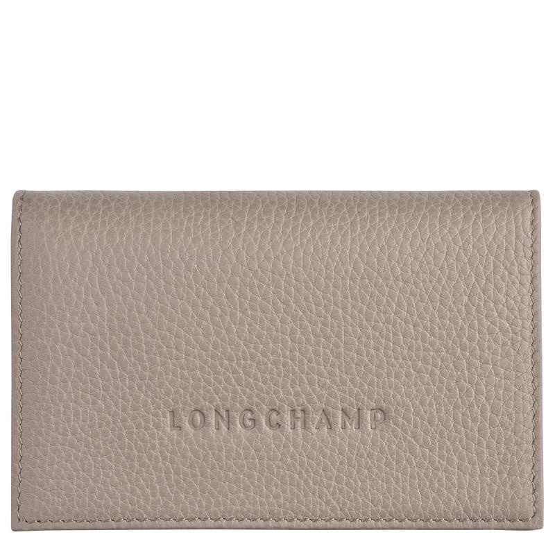 Porte-Cartes Longchamp Le Foulonné Homme Grise | 6302-VFSLN