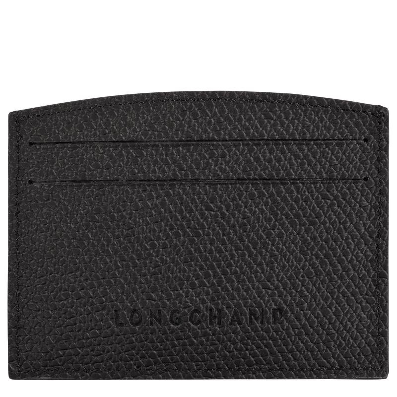 Porte-Cartes Longchamp Roseau Femme Noir | 5042-DMGSJ