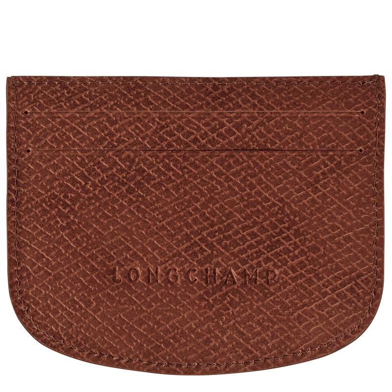 Porte-Cartes Longchamp Épure Femme Marron | 3079-AZYEC