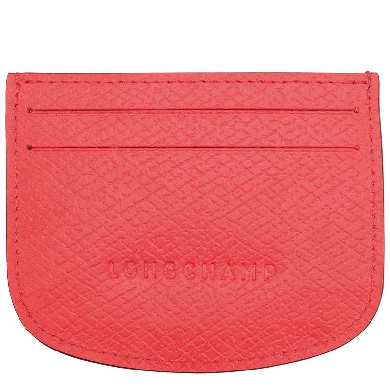 Porte-Cartes Longchamp Épure Femme Rouge | 8012-NORTK