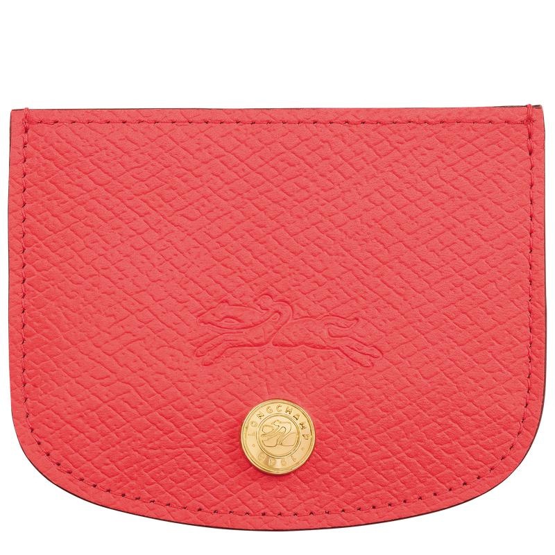 Porte-Cartes Longchamp Épure Femme Rouge | 8012-NORTK