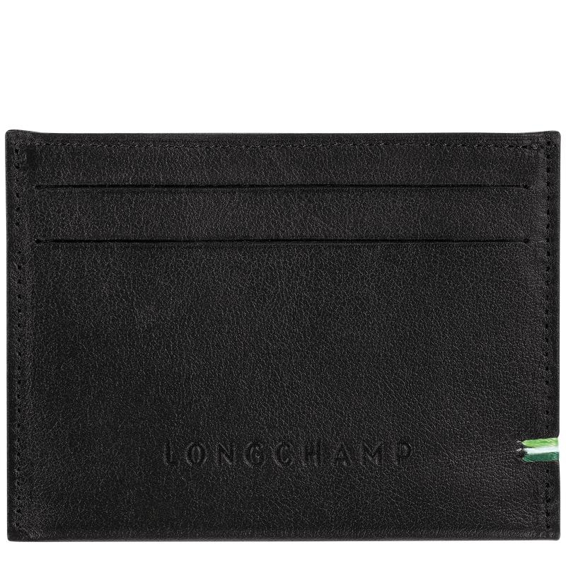 Porte-Cartes Longchamp sur Seine Homme Noir | 3567-IYJVE