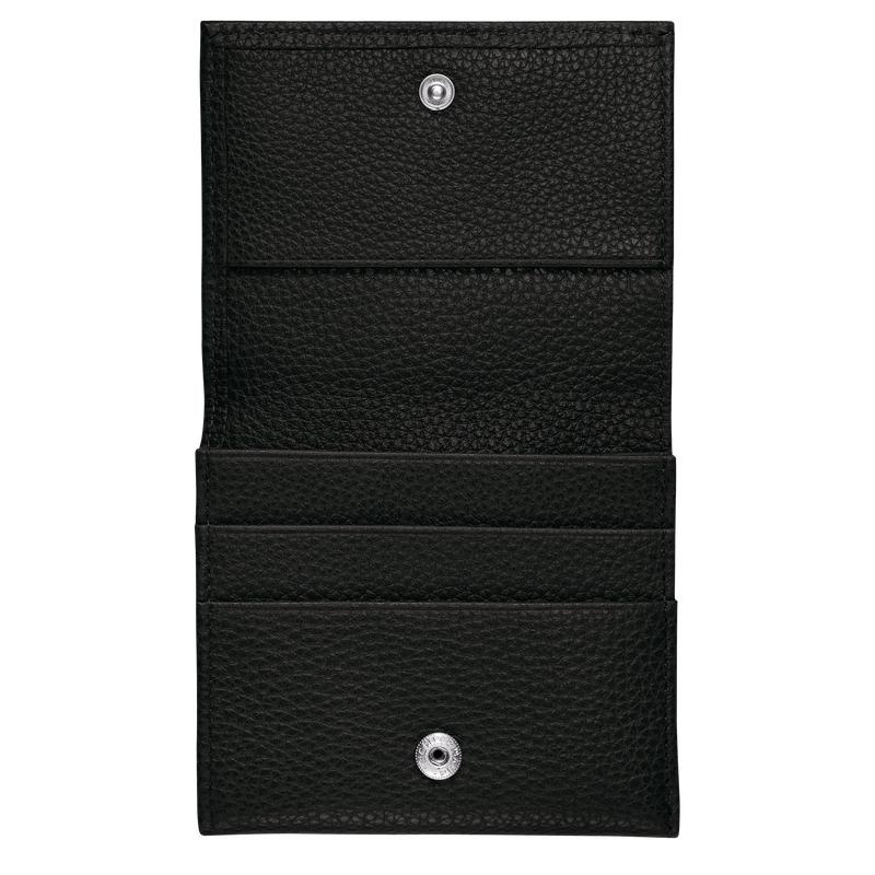 Porte-Monnaie Longchamp Le Foulonné Homme Noir | 8952-MWSUY