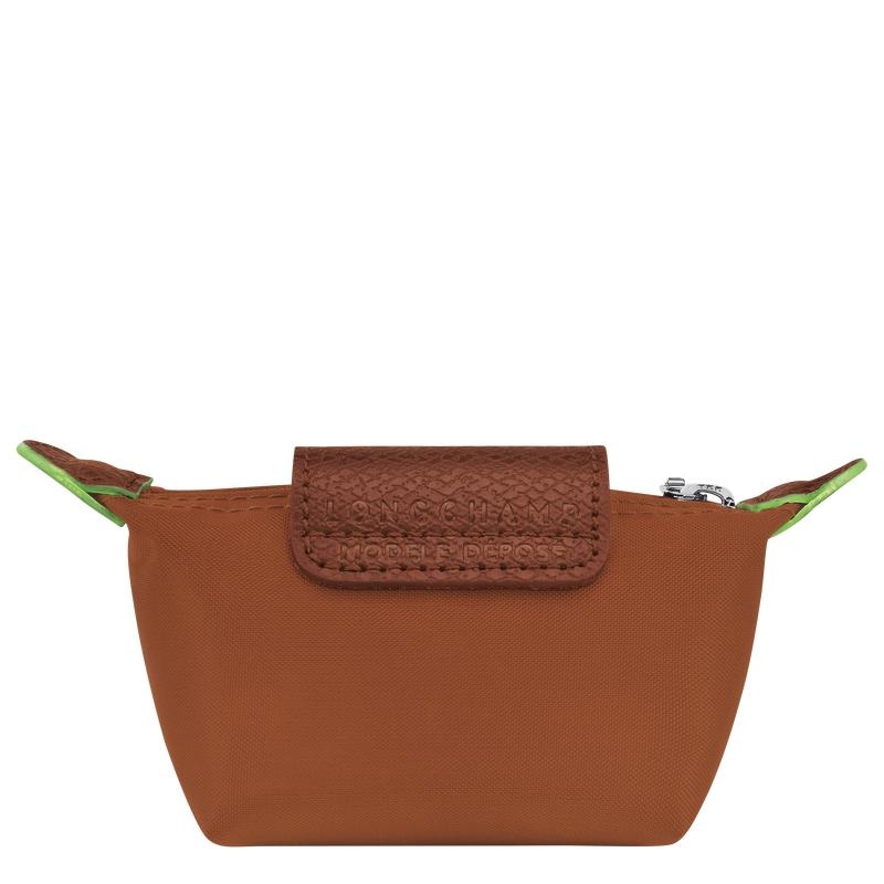 Porte-Monnaie Longchamp Le Pliage Green Femme Marron | 3528-LQUNB